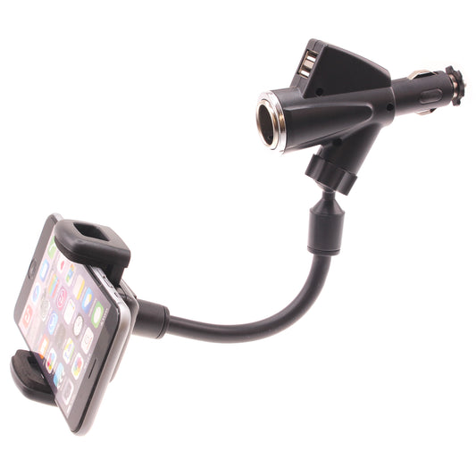 image of Car Mount Charger Holder DC Socket USB Port Cradle  - BFD69 640-1