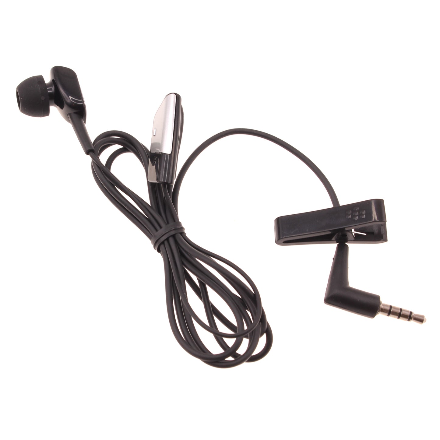 Mono Headset Wired Earphone Single Earbud 3.5mm Headphone Flat  - BFG05 319-1