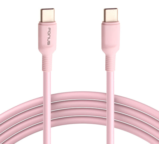 Pink 10ft Long Cable USB-C to Type-C PD Fast Charger Cord Power Wire  - BFA15 1585-1