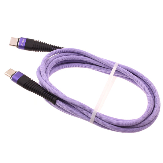 image of Purple 10ft PD Cable Type-C to USB-C Fast Charger Cord Extra Long  Power Wire  - BFA95 1548-1