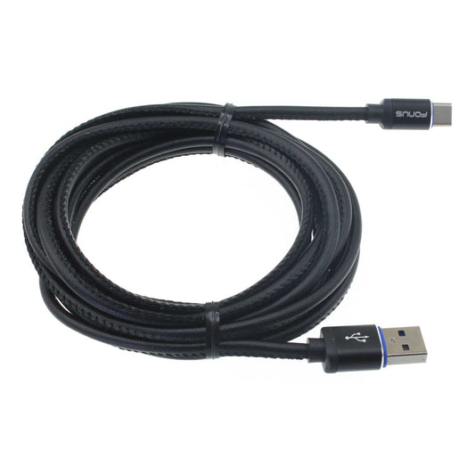 image of 10ft USB Cable Type-C Power Cord USB-C Long Fast Charge  - BFL97 1378-1