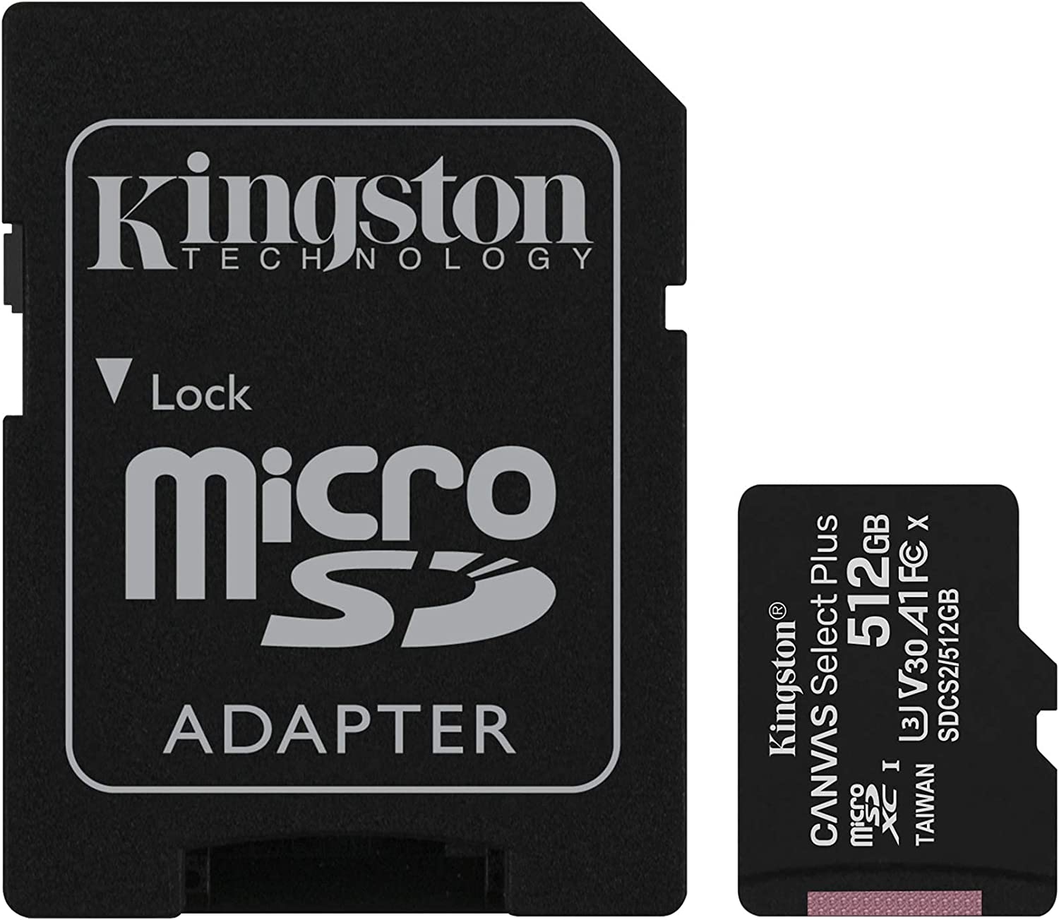 512GB Memory Card Kingston High Speed MicroSD Class 10 MicroSDXC  - BFV37 1745-2