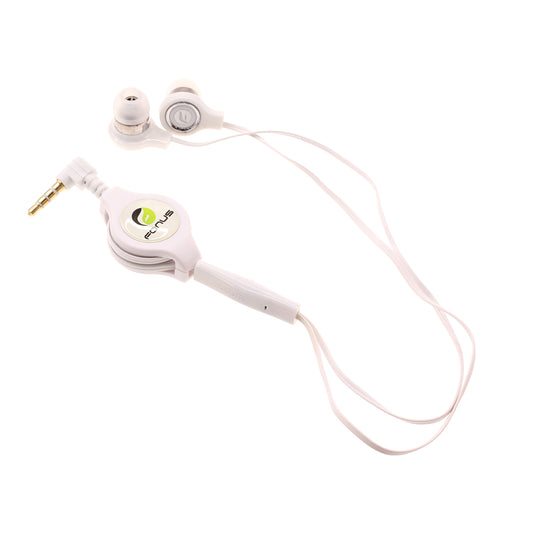 image of Retractable Earphones Headphones Hands-free Headset Handsfree Earbuds  - BFB72 407-1