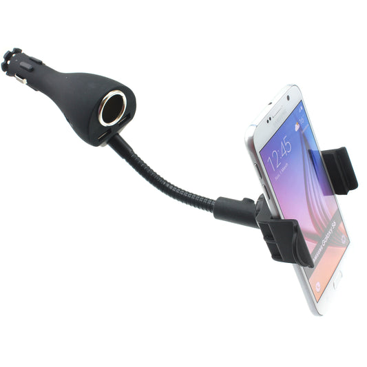 Car Mount Charger Holder DC Socket USB 2-Port Cradle  - BFB01 624-1