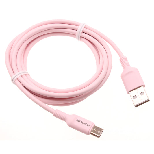 image of 6ft USB-C Cable Pink Charger Cord Power Wire Type-C  - BFA60 1418-1