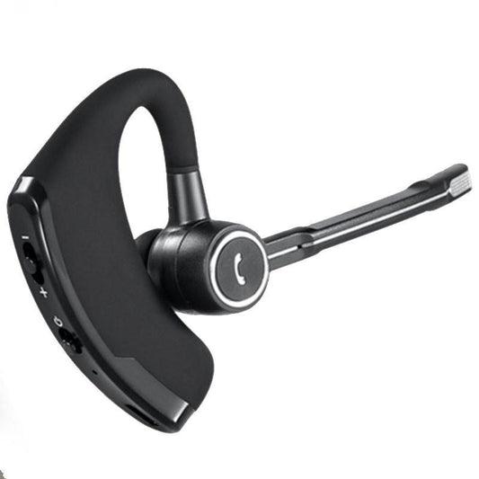 image of Wireless Earphone Ear-hook Headphone Boom Mic Handsfree Single Headset  - BFE24 1473-1