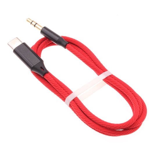 image of Aux Cable USB-C to 3.5mm Audio Cord Car Stereo Aux-in Adapter Speaker Jack Wire  - BFE42 1501-1