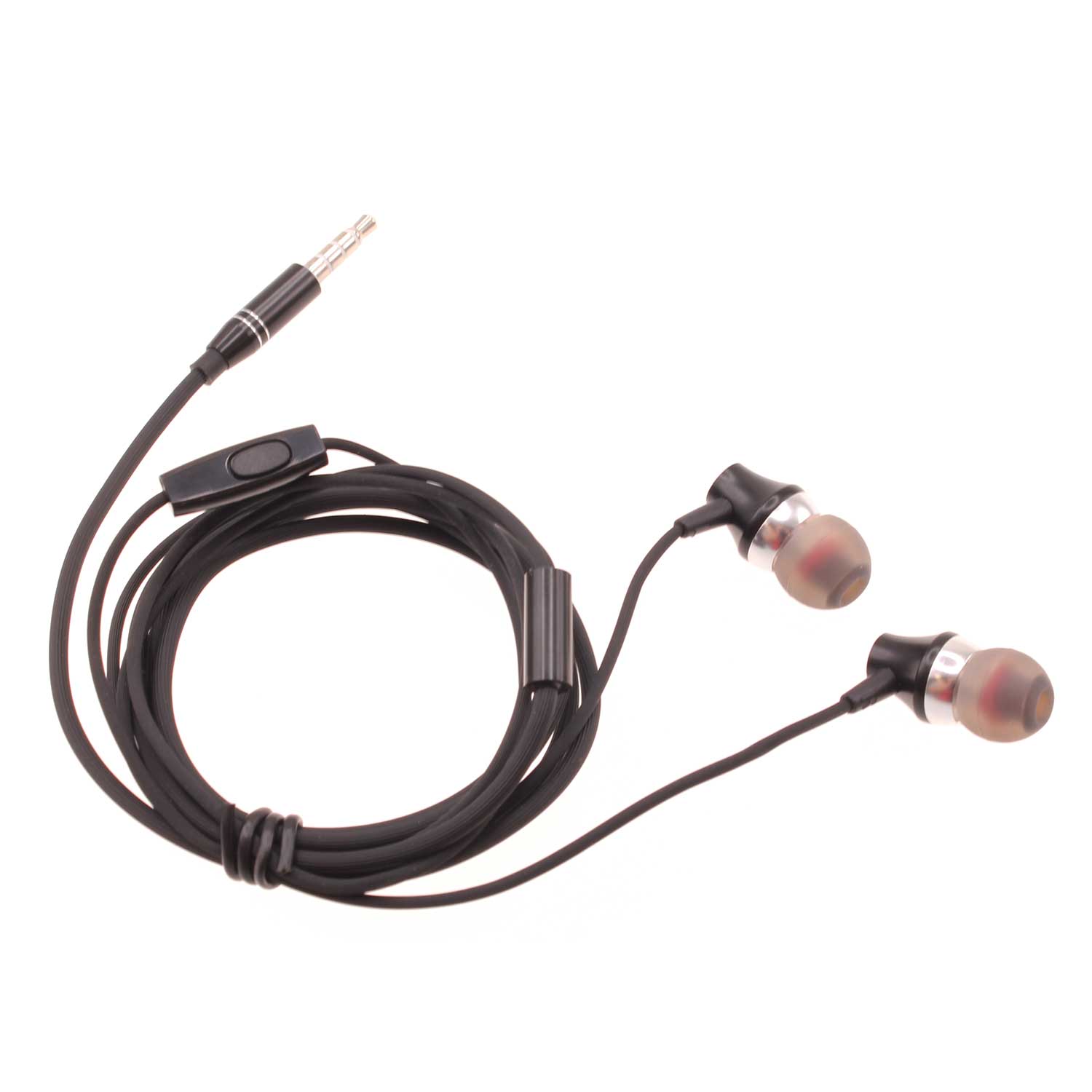 Wired Earphones Hi-Fi Sound Headphones Handsfree Mic Headset Metal Earbuds  - BFK46 1577-1