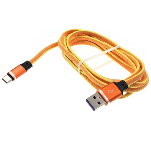 6ft USB Cable Orange Type-C Charger Cord Power Wire  - BFL99 1380-5