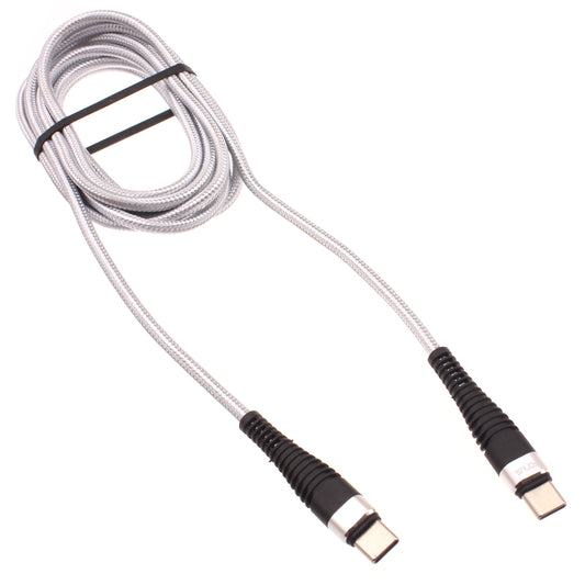 image of USB-C Cable 10ft Long Fast Charger Power Cord (Type-C to Type-C) Wire  - BFR21 1036-1