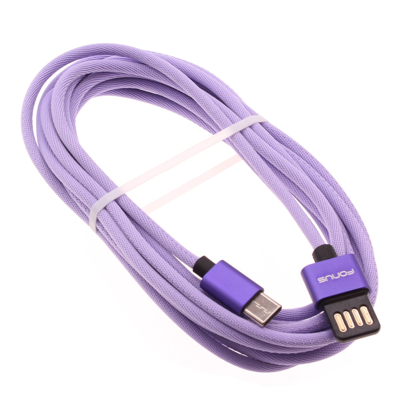 10ft USB-C Cable Purple Extra Long Fast Charger Power Cord Type-C  - BFA93 1551-1