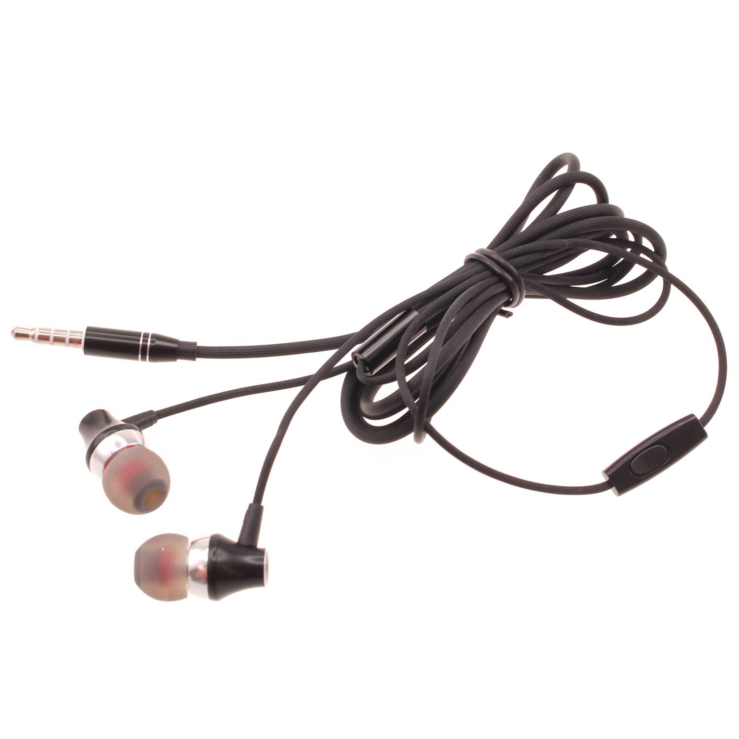 Wired Earphones Hi-Fi Sound Headphones Handsfree Mic Headset Metal Earbuds  - BFK46 1577-1