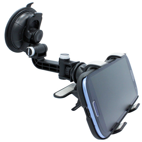 image of Car Mount Dash Windshield Holder Cradle Rotating  - BFJ05 642-1