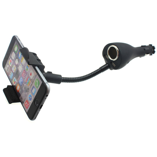 Car Mount Charger Holder DC Socket USB 2-Port Cradle  - BFB01 624-1