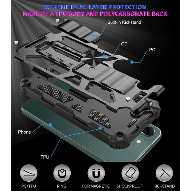  Hybrid Case Cover  Kickstand Armor  Drop-Proof  Defender Protective  - BFY93 1820-7