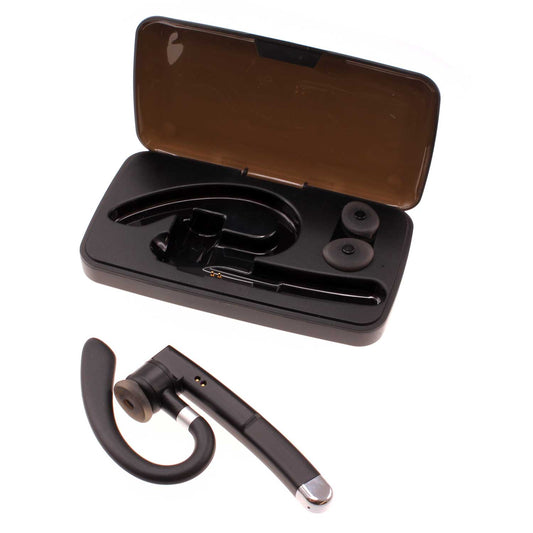 image of Wireless Earphone Ear-hook Headphone Boom Mic Handsfree Single Headset  - BFJ36 1545-1