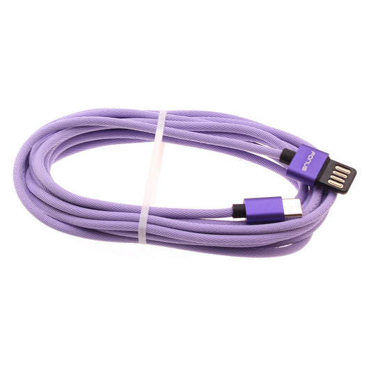 image of 10ft USB-C Cable Purple Extra Long Fast Charger Power Cord Type-C  - BFA93 1551-1