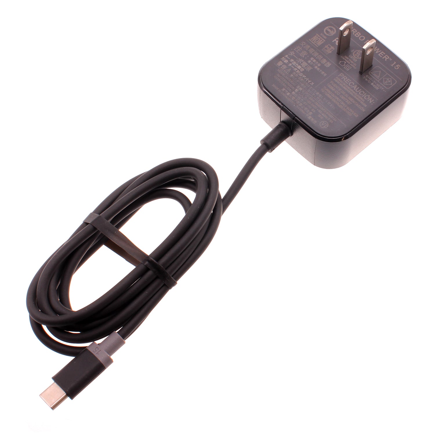 Fast Home Charger 15W 5ft Long Type-C Turbo Charge Power Adapter  - BFB68 1097-1