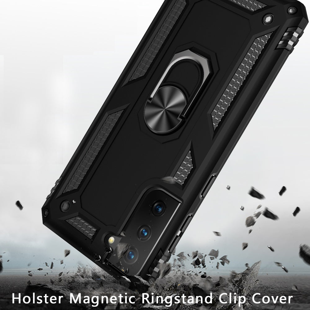 Case Belt Clip Holster Swivel Metal Ring Cover Kickstand Armor  - BFZ65 1691-6