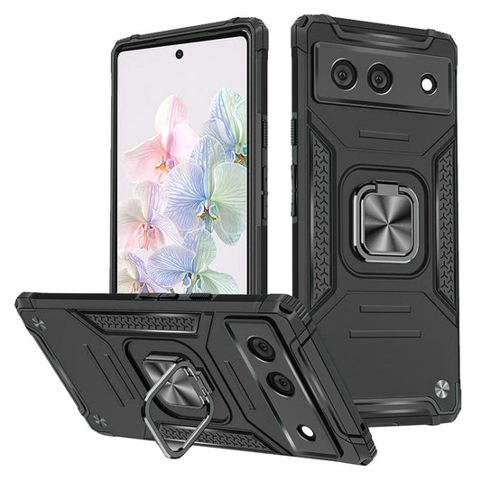 image of Hybrid Case Cover Metal Ring Kickstand Shockproof Armor  - BFY39 1764-1