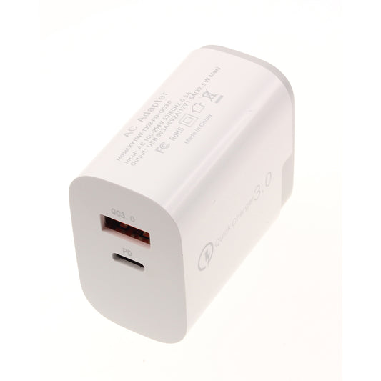 Fast Home Charger 36W 2-Port USB Type-C Port Travel Wall  - BFG65 1429-1