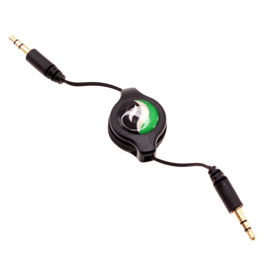 image of Aux Cable Retractable  3.5mm Adapter Car Stereo Aux-in Audio Cord  - BFM93 326-1