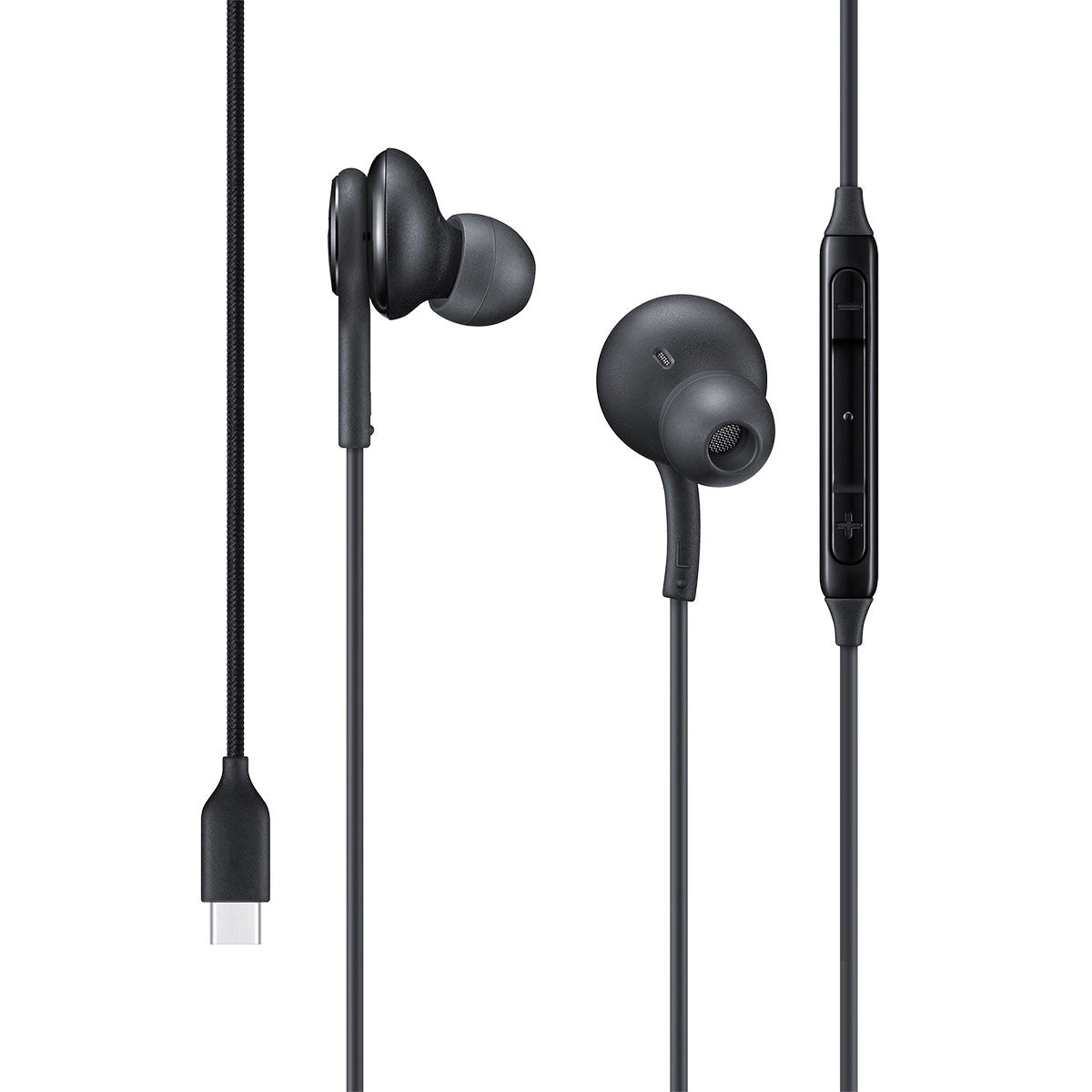 TYPE-C Earphones Wired Earbuds Headphones - Black 2084-1