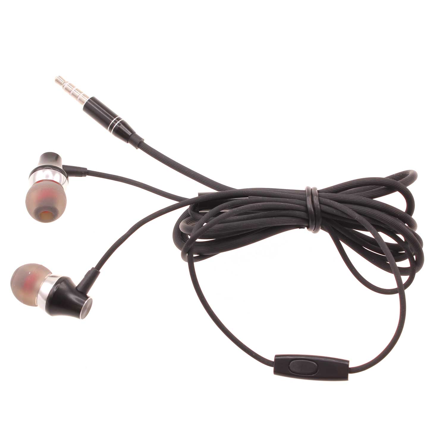 Wired Earphones Hi-Fi Sound Headphones Handsfree Mic Headset Metal Earbuds  - BFK46 1577-1