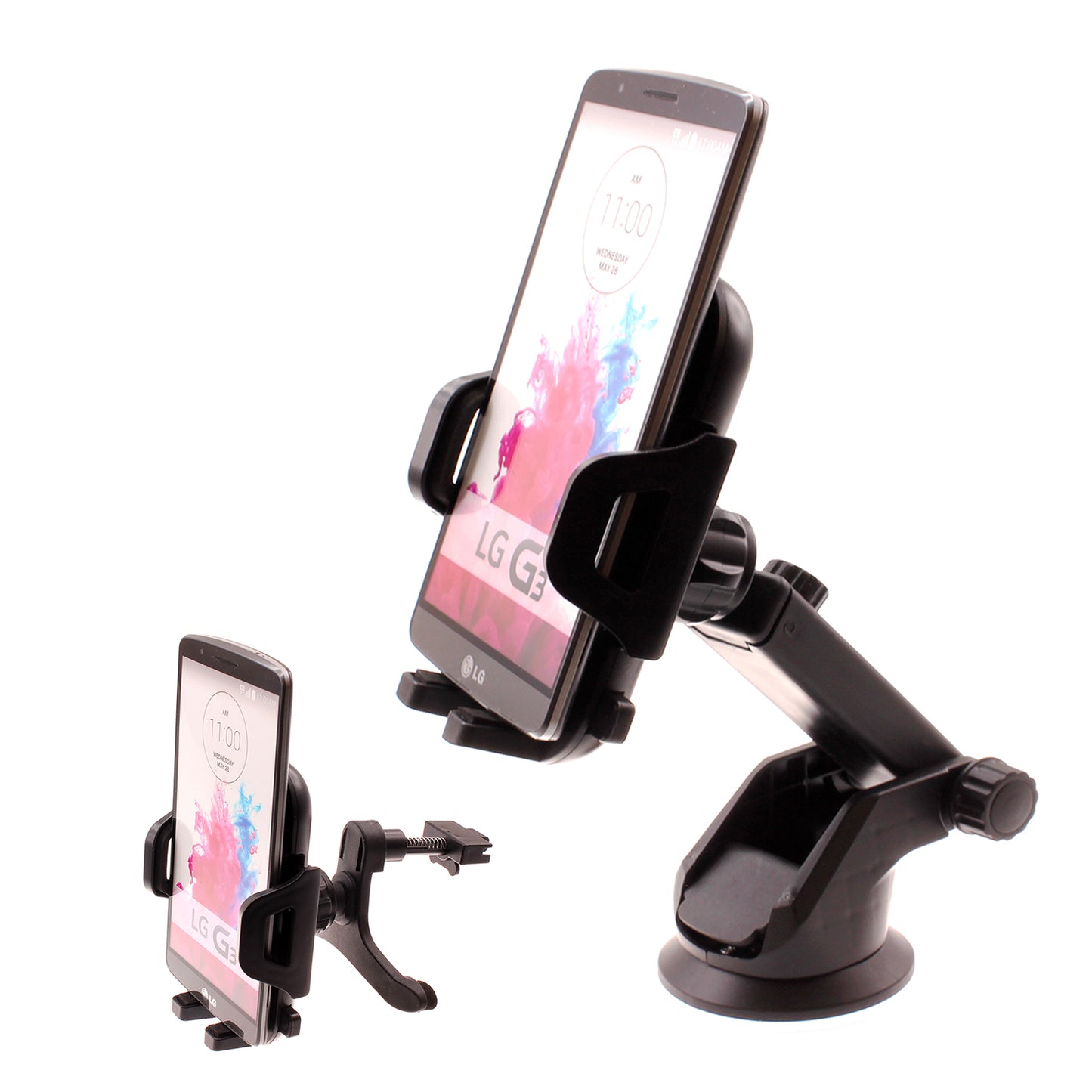 Car Mount  Windshield   Air Vent  Phone Holder Glass Cradle Suction -D 1999-1