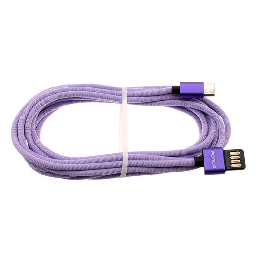 image of 10ft USB-C Cable Purple Extra Long Fast Charger Power Cord Type-C  - BFA93 1551-1