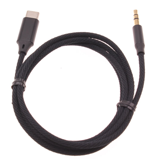 image of Aux Cable USB-C to 3.5mm Audio Cord Car Stereo Aux-in Adapter Speaker Jack Wire  - BFA71 1500-1