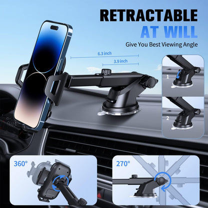 Car Mount  Windshield   Air Vent  Phone Holder Glass Cradle Suction -D 1999-4