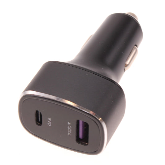 image of Quick Car Charger 36W 2-Port USB Type-C PD  Power Adapter  - BFS40 1158-1