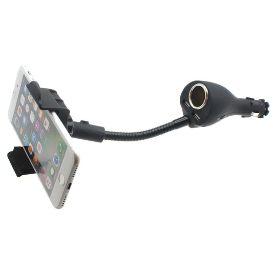 image of Car Mount Charger Holder DC Socket USB 2-Port Cradle  - BFB01 624-1