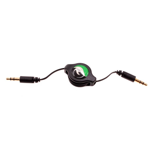 image of Aux Cable Retractable  3.5mm Adapter Car Stereo Aux-in Audio Cord  - BFM93 326-1