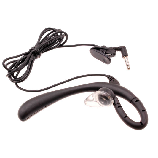 image of Wired Mono Headset Earphone w Mic Headphone 3.5mm Single Earbud Hands-free  - BFK57 394-1