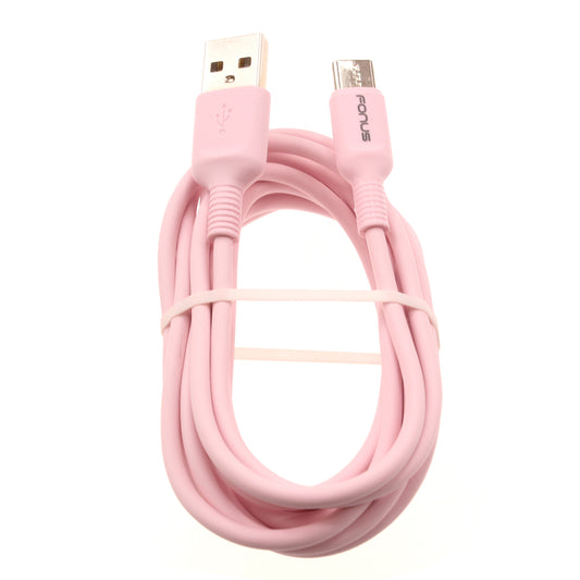 6ft USB-C Cable Pink Charger Cord Power Wire Type-C  - BFA60 1418-1