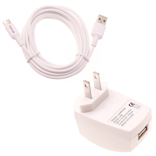 image of  Home Charger  6ft Long USB-C Cable Wall Power Adapter Type-C Charging Cord AC Plug  - BFY18 1739-1