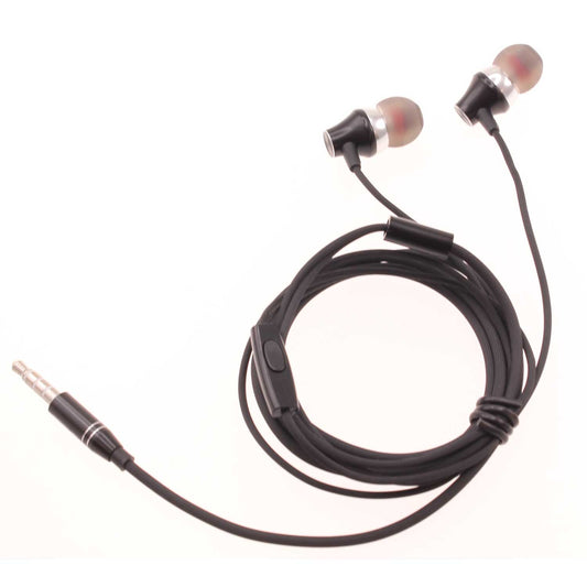 Wired Earphones Hi-Fi Sound Headphones Handsfree Mic Headset Metal Earbuds  - BFK46 1577-1