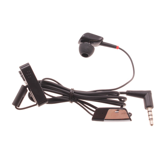 image of Mono Headset Wired Earphone Handsfree Mic 3.5mm Headphone Single Earbud  - BFB55 410-1