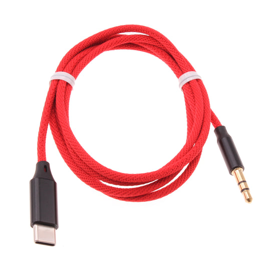 image of Aux Cable USB-C to 3.5mm Audio Cord Car Stereo Aux-in Adapter Speaker Jack Wire  - BFE42 1501-1