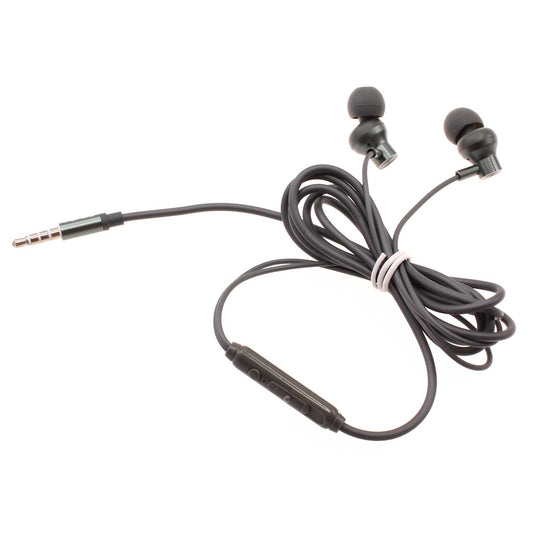 image of Wired Earphones Hi-Fi Sound Headphones Handsfree Mic Headset Metal Earbuds  - BFD75 1575-1