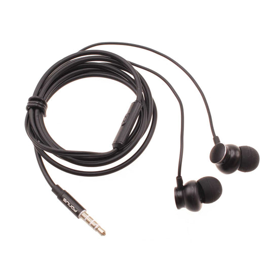 image of Wired Earphones Hi-Fi Sound Headphones Handsfree Mic Headset Metal Earbuds  - BFJ22 1576-1