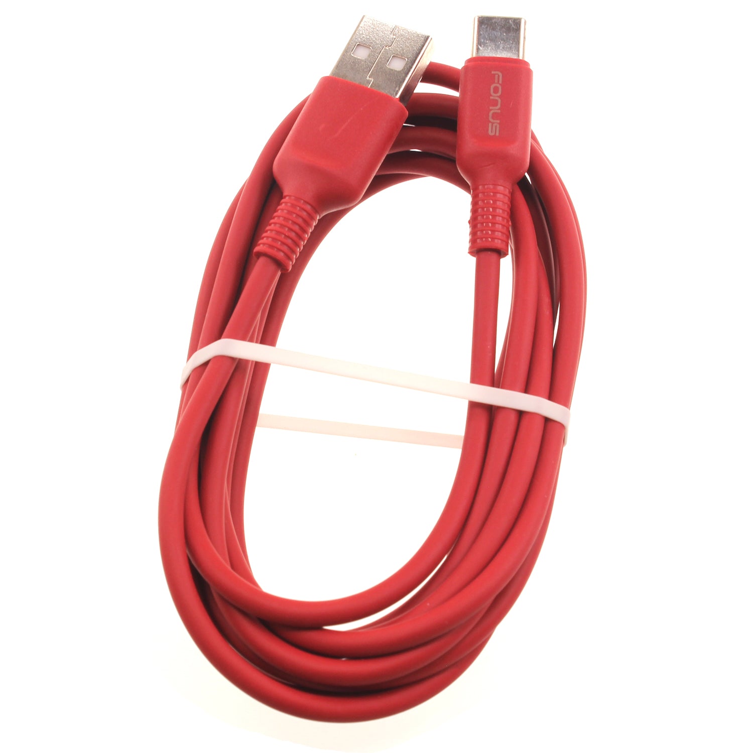 6ft USB-C Cable Red Charger Cord Power Wire Type-C  - BFC15 1423-1