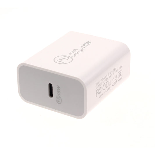 image of 18W Fast Home Charger PD Type-C Quick Power Adapter Travel  - BFS34 1430-1