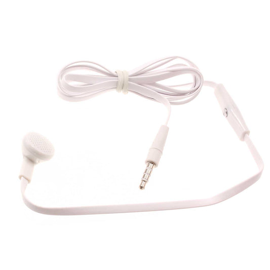 image of Mono Headset Wired Earphone Single Earbud 3.5mm Headphone Flat  - BFJ87 388-1