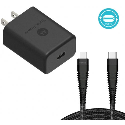 27W Fast Home Charger TurboPower PD 6ft TYPE-C Cable USB-C Power Adapter  - BFE23 1472-2