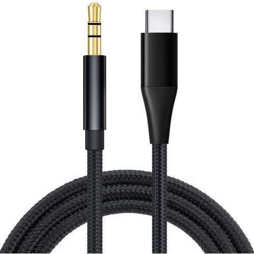 image of Aux Cable USB-C to 3.5mm Audio Cord Car Stereo Aux-in Adapter Speaker Jack Wire  - BFA71 1500-1