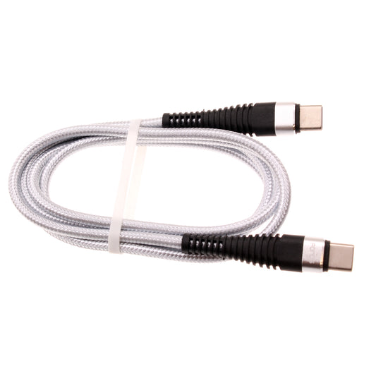 image of 3ft PD Cable Type-C to USB-C Fast Charger Cord Power Wire Sync  - BFE11 1491-1