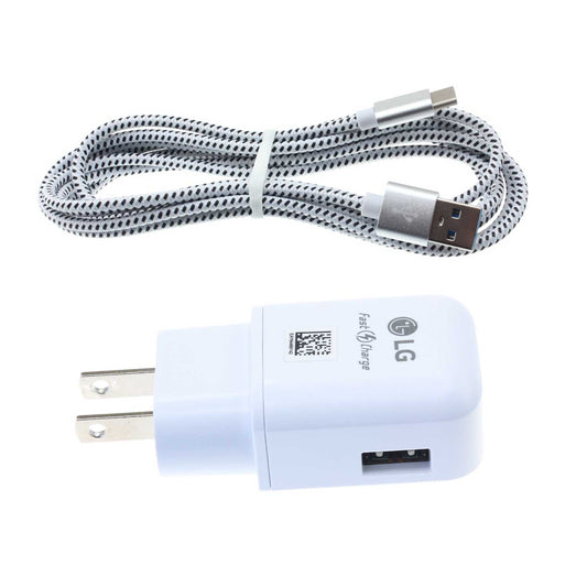 image of 18W Fast Home Charger 6ft USB-C Cable Power Adapter QC3.0 TYPE-C Cord Travel  - BFM72 1361-1